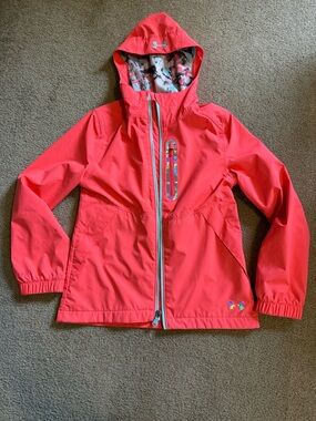 Under Armour Storm Cold Gear Girls Youth Medium Hooded Jacket